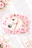 Blushing Rose Equestrian Horse - Bath Mat