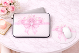 Pink Couture Diamond Bow - Laptop Sleeve