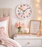Paris Pink Watercolor - Wall Clock