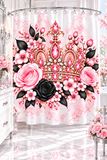 Blush Onyx Crown Royale - Shower Curtains