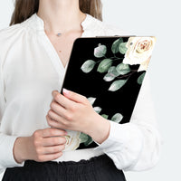 Clipboard-White Rose-Black