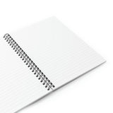 Small Spiral Notebook, 6x8in-Pink Butterfly Duo-White