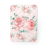 Clipboard-Lush Pink Floral-White Polka Dots-Pink