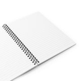 Spiral Notebook-White Rose-White