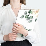 Clipboard-White Rose-White