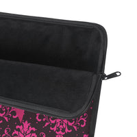 Laptop Sleeve-Passion Pink Bow-Passion Pink Lace-Black