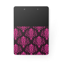 Clipboard-Glam Passion Pink Bow-Passion Pink Lace-Black