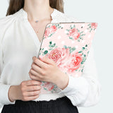 Clipboard-Lush Pink Floral-White Polka Dots-Pink