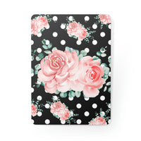 Clipboard-Lush Pink Floral-White Polka Dots-Black