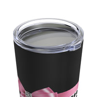 Tumbler 20oz-Glam Pink Bow-Snow Leopard-Black